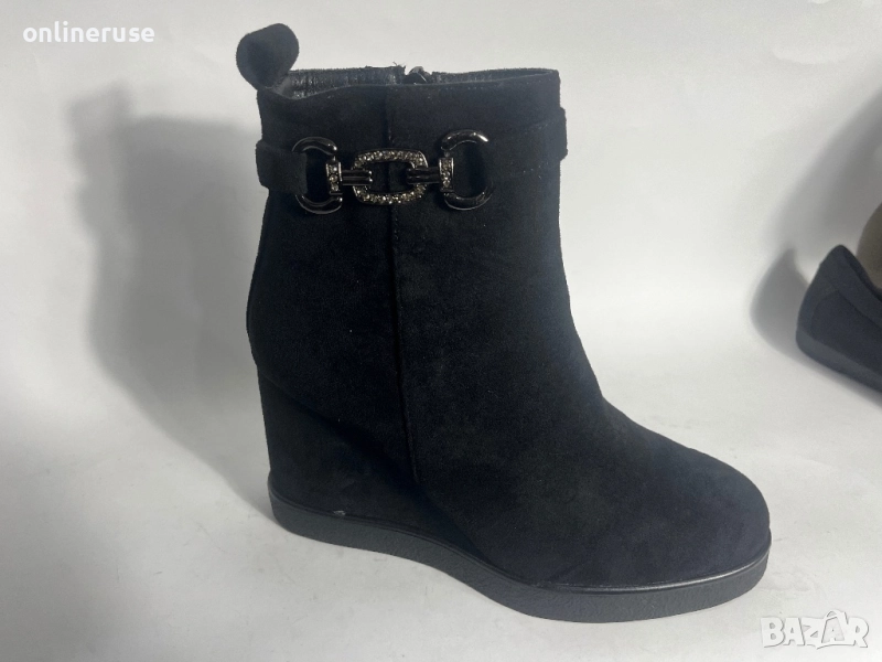 Дамски боти на платформа, снимка 1