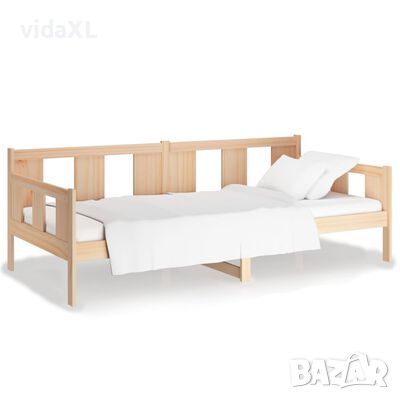 vidaXL Дневно легло, борово дърво масив, 90x200 см(SKU:806930, снимка 1