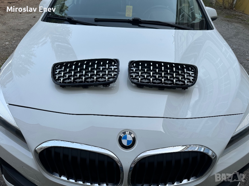 Решетка бъбреци диамант за БМВ BMW F45  2 Series Active Tourer2014-2017, снимка 1