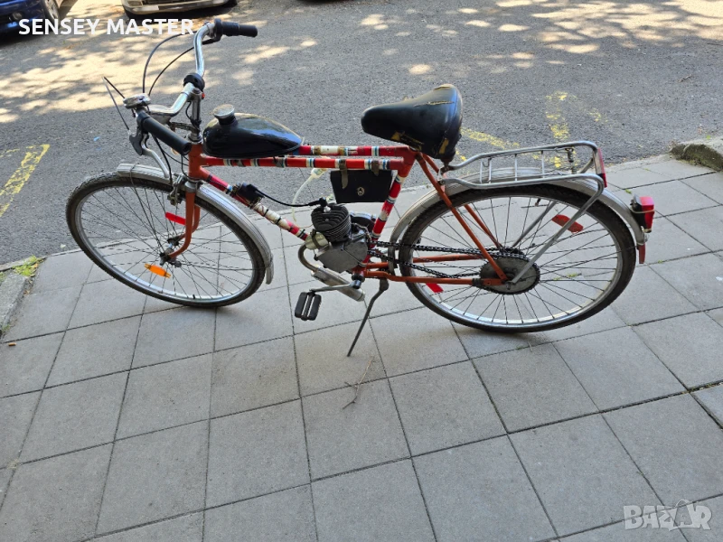 ЧЕРЕН ПЕТЪК!!!    Колело Хенкел с монтиран двигател, снимка 1