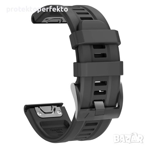 Силиконова каишка за GARMIN FORERUNNER 26mm и 22mm, снимка 6 - Смарт часовници - 46657864