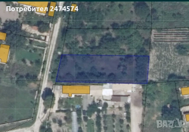 Продавам ПАРЦЕЛ за строеж на къща или градина в с. Енево (общ. Нови пазар)