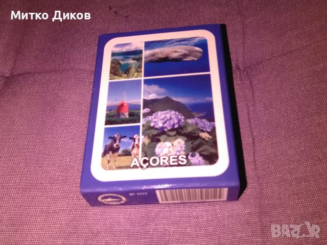Карти за игра 54 броя пластик нови с изгледи от Азорските острови Португалия