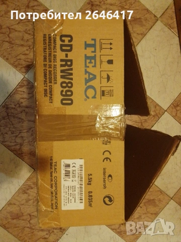 TEAC CD-RW890 recorder Professional, снимка 6 - Ресийвъри, усилватели, смесителни пултове - 53767185
