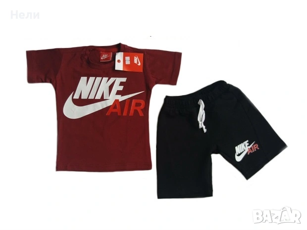 Детски комплект цвят бордо