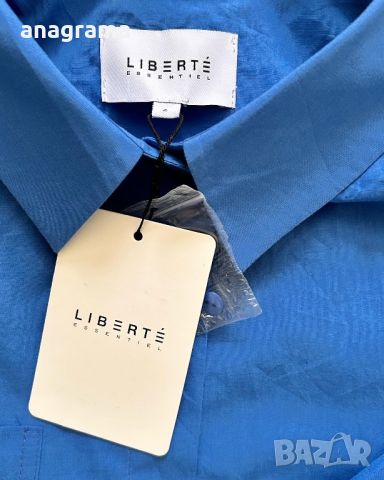 Нова риза в наситен син цвят Liberty Essentiel , снимка 4 - Ризи - 45446218