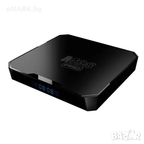 4K плеър - Smart TV Box M98 Pro притежаващ гласов контрол, операционната система Android и AllWinner, снимка 6 - Приемници и антени - 49267620