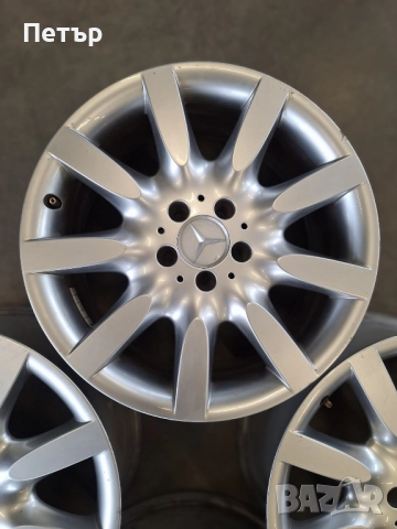 ОРИГИНАЛНИ АЛУМИНИЕВИ ДЖАНТИ МЕРЦЕДЕС S KLASA /W221/-5x112х66.6-18цола, снимка 5 - Гуми и джанти - 52463497