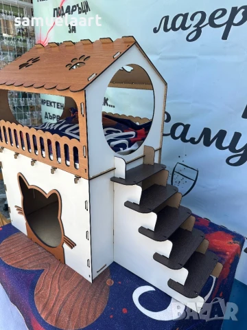 Дървена къщи за котки, снимка 13 - За котки - 50927891