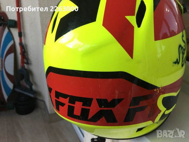 Full Face каска за спускане FOX Rampage L(59-60) на един сезон., снимка 4 - Аксесоари за велосипеди - 52921218