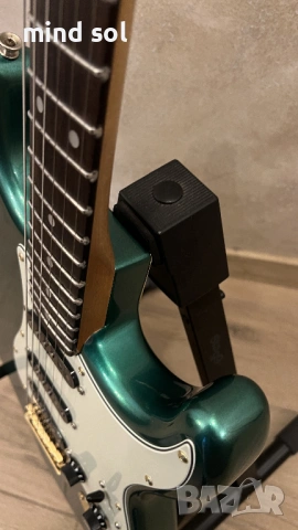 Fender Squier Stratocaster Neck 1993 с къстъм електроника, снимка 7 - Китари - 53830089