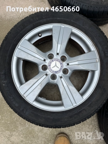 16 цолови алуминиеви джанти за Мерцедес В класа, снимка 2 - Гуми и джанти - 52537724