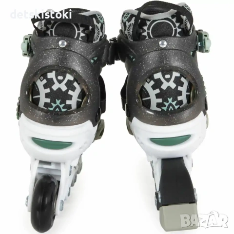Регулируеми ролери Dizzy зелени (29-33) и (34-38), снимка 4 - Ролери, кънки - 53682494