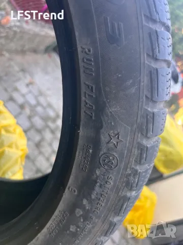 4 броя зимни гуми Pirelli Run Flat 245/45/19 , снимка 2 - Гуми и джанти - 46889331