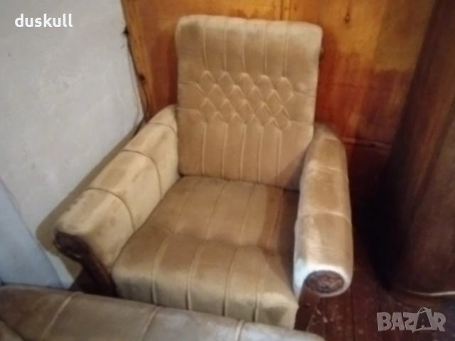 Ретро запазени фотьойли, снимка 2 - Дивани и мека мебел - 52899774