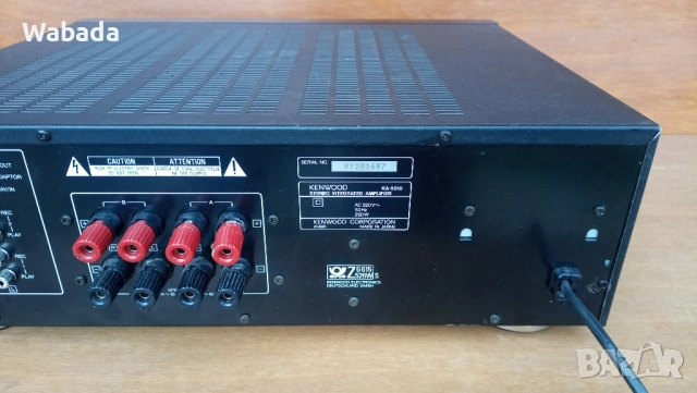 Работещ усилвател Kenwood KA-5010 със забележки 2x80W 8Ohm (модел 1989-90), снимка 9 - Ресийвъри, усилватели, смесителни пултове - 53890651