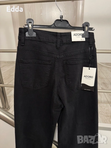 Черен панталон с и м , снимка 2 - Панталони - 53458966