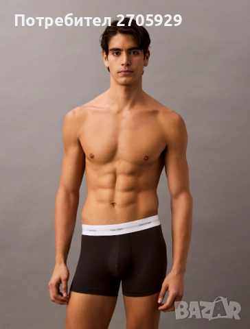 Нови Calvin Klein комплект от 3 бр. мъжки боксерки, размер L, снимка 3 - Бельо - 51512056