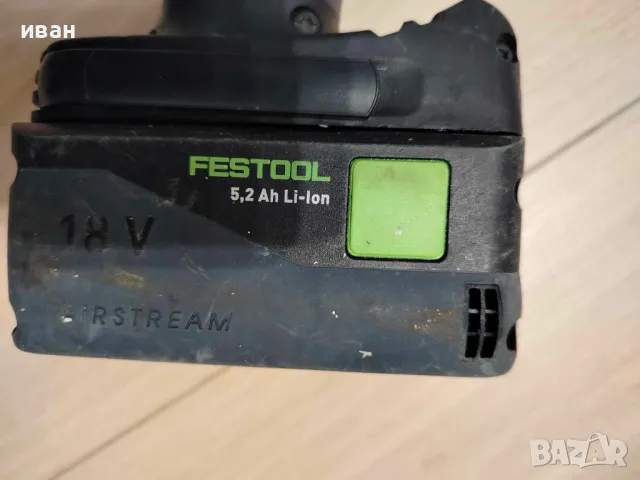 Акумулаторен винтовърт Festool DRC 18/4 Li 5,2-Set, снимка 9 - Винтоверти - 47012661