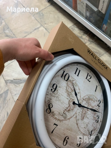 Стенен Часовник 38,5 см. / Ретро часовник за стена, снимка 6 - Други стоки за дома - 54025784