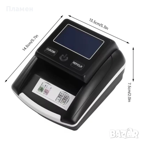 Дигитален детектор за фалшиви Евро банкноти автоматичен и долари , снимка 4 - Друга електроника - 53501804