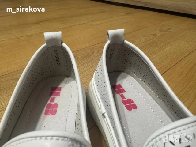 Дамски мокасини - естествена кожа , снимка 4 - Дамски ежедневни обувки - 50513068