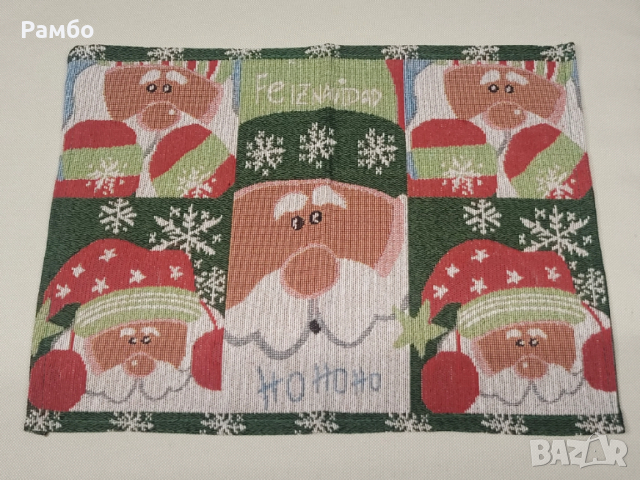 Подложка за маса Коледа Покривка Каре, снимка 3 - Покривки за маси - 52672527