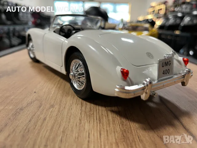 Mетална колекционерска количка POLISTIL MG A TWIN CAM 1:18 NEW, снимка 3 - Колекции - 48382916