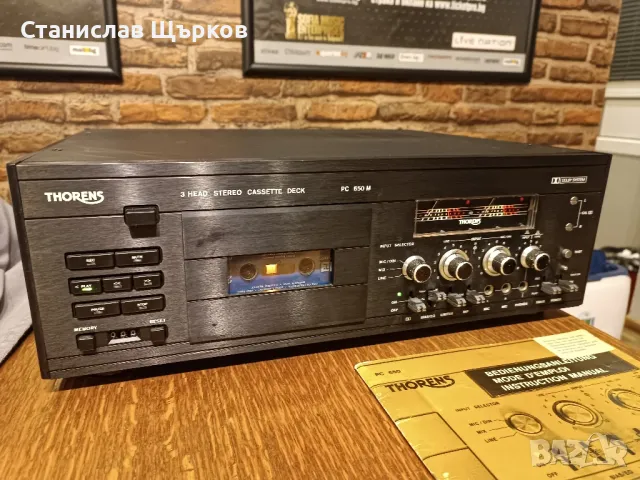 Thorens PC-650M 3 Head Stereo Cassette Deck , снимка 4 - Декове - 49362076