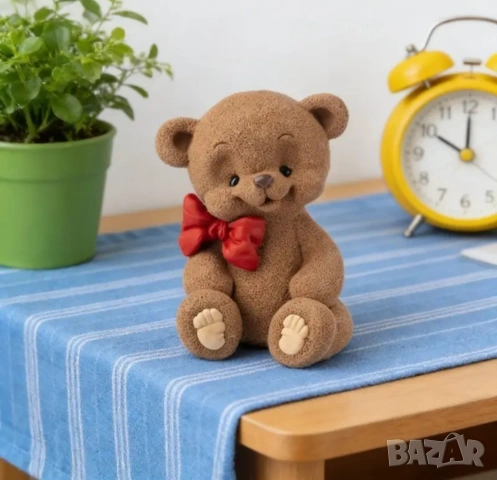 Мече с панделка (7), снимка 6 - Форми - 53493496