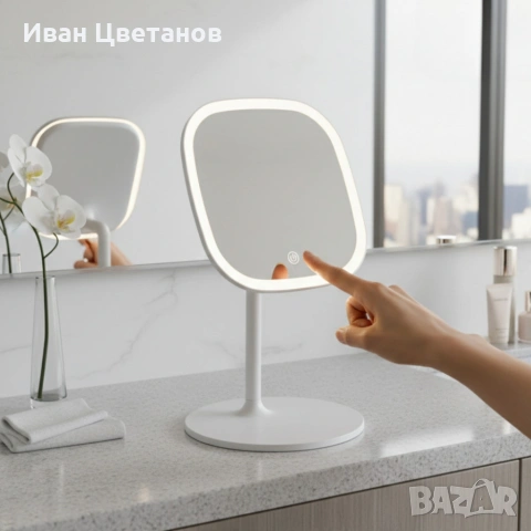 LED козметично огледало за грим Luigi Ferrero FR- 805M 20x20 cm