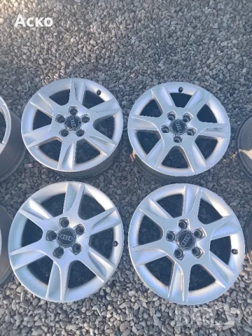 5x112..16цола 6.5j ET50 оригинални AUDI , снимка 1 - Гуми и джанти - 48859155