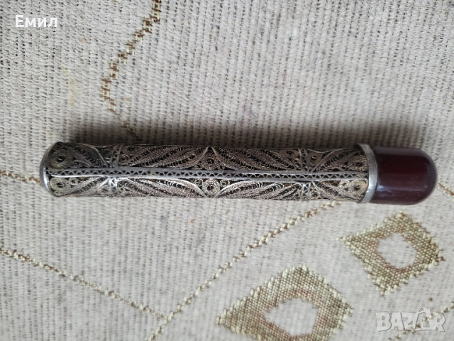Автентично сребърно цигаре Османска империя , снимка 2 - Колекции - 52348622