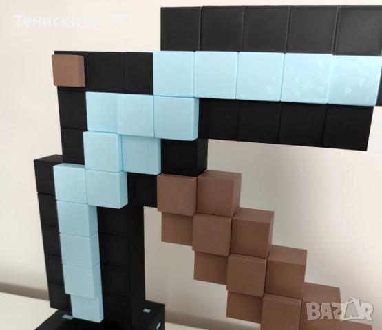 Minecraft Pickaxe / Светеща кирка Майнкрафт, снимка 3 - Фен артикули - 52353605