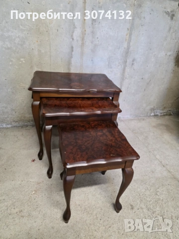 Масички тип 3в1 в стил Чипъндейл , снимка 3 - Маси - 54208075