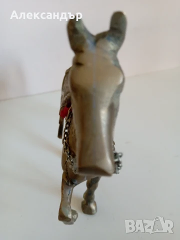 Бронзова статуетка, снимка 6 - Статуетки - 50494853