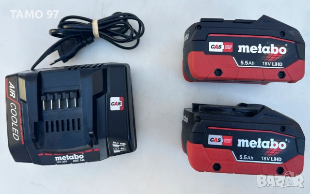 METABO KHA 18 LTX - Акумулаторен перфоратор 2X18V 5.5Ah, снимка 6 - Перфоратори - 53190837