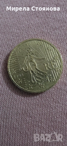Френска монета 50 цента