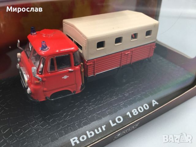 ATLAS 1/72 IFA ROBUR VOLVO ПОЖАРНА КОЛИЧКА КАМИОН МОДЕЛ ЛОТ, снимка 8 - Колекции - 45541728