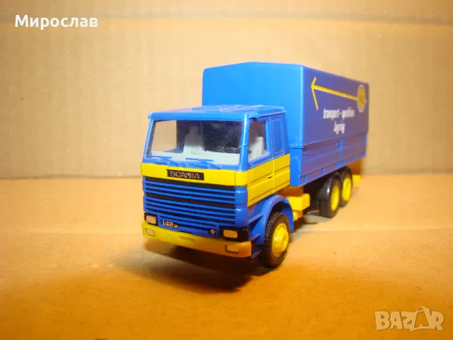 HERPA H0 1/87 SCANIA ВЛЕКАЧ КАМИОН МОДЕЛ ИГРАЧКА, снимка 3 - Колекции - 48483889