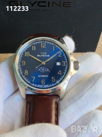 Glycine Combat Classic 40 Moonphase Watch, снимка 10 - Мъжки - 53890730