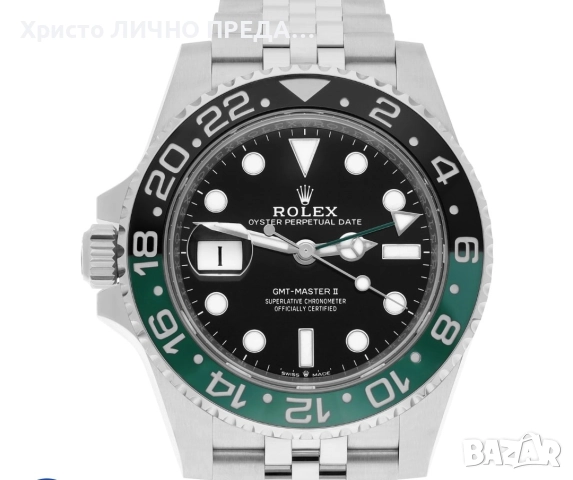 Новогодишна промоция!Rolex 126720vtnr GMT Master II Jubilee Destro Lefty Sprite, снимка 3 - Мъжки - 52891776