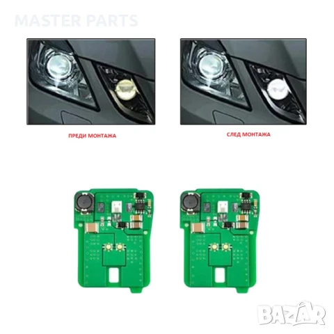 LED платки за габарити Mercedes W212 C207, снимка 3 - Части - 51319331