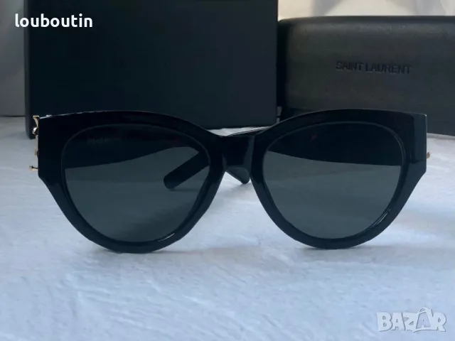 YSL Saint Laurent 2024 дамски слънчеви очила котка, снимка 10 - Слънчеви и диоптрични очила - 46931530