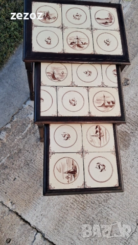 Масички с плочки-3бр, снимка 3 - Маси - 53254103