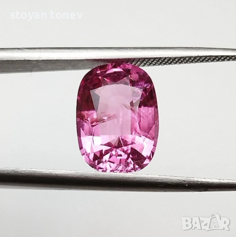 Зашеметяващ Vivid Hot Pink Шпинел – 3.14 каратов, нетретиран от Мианмар! Сертифициран! Нов!, снимка 6 - Други - 53701255
