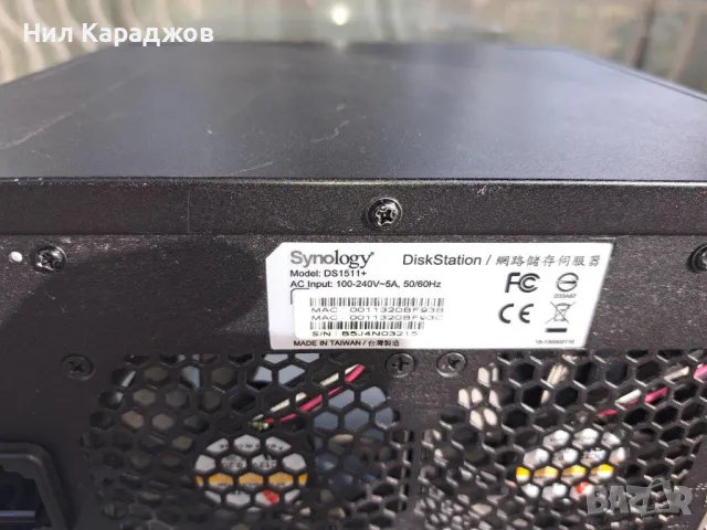 Synology DS1511+ за части, снимка 4 - За дома - 47224625