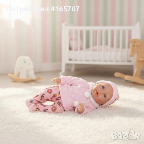 Кукла бебе със звук и зимни дрехи - 36 см - Перфектен подарък за празниците, снимка 2 - Кукли - 52841004