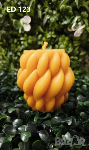 Свещи от 100% пчелен восък - ръчна изработка, снимка 3 - Други - 53202461