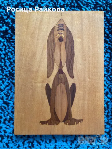 Малки дървени картини, снимка 2 - Антикварни и старинни предмети - 50274907